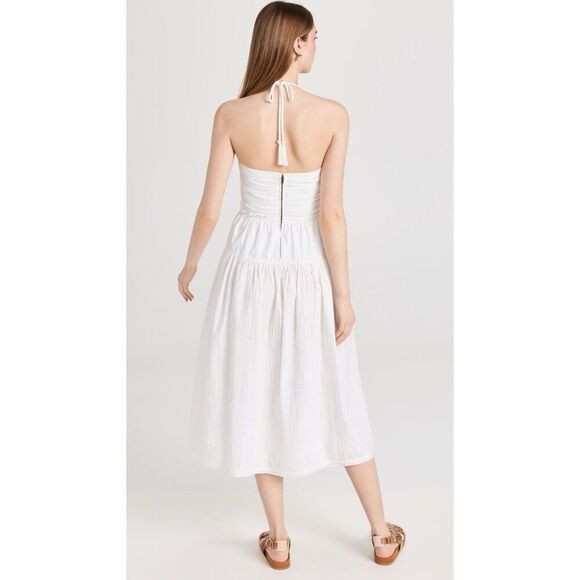 Ulla Johnson Emmaline Midi Halter Dress - Picture 2 of 12